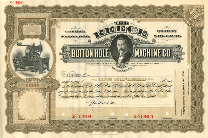 Reece Button Hole Machine Co.